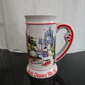 Walt Disney World Beer Stein Mug Castle Magic Kingdom Theme Park 3D embossed